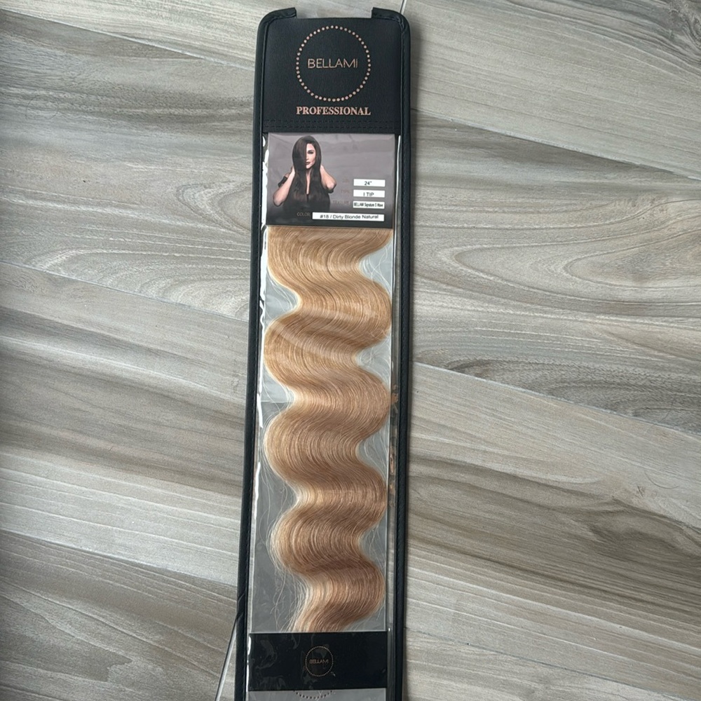 Bellami Professional 24” I Tip #18 dirty blonde natural